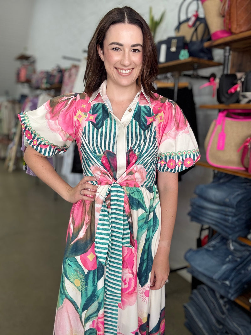 Marisol Maxi Dress - Garden Floral