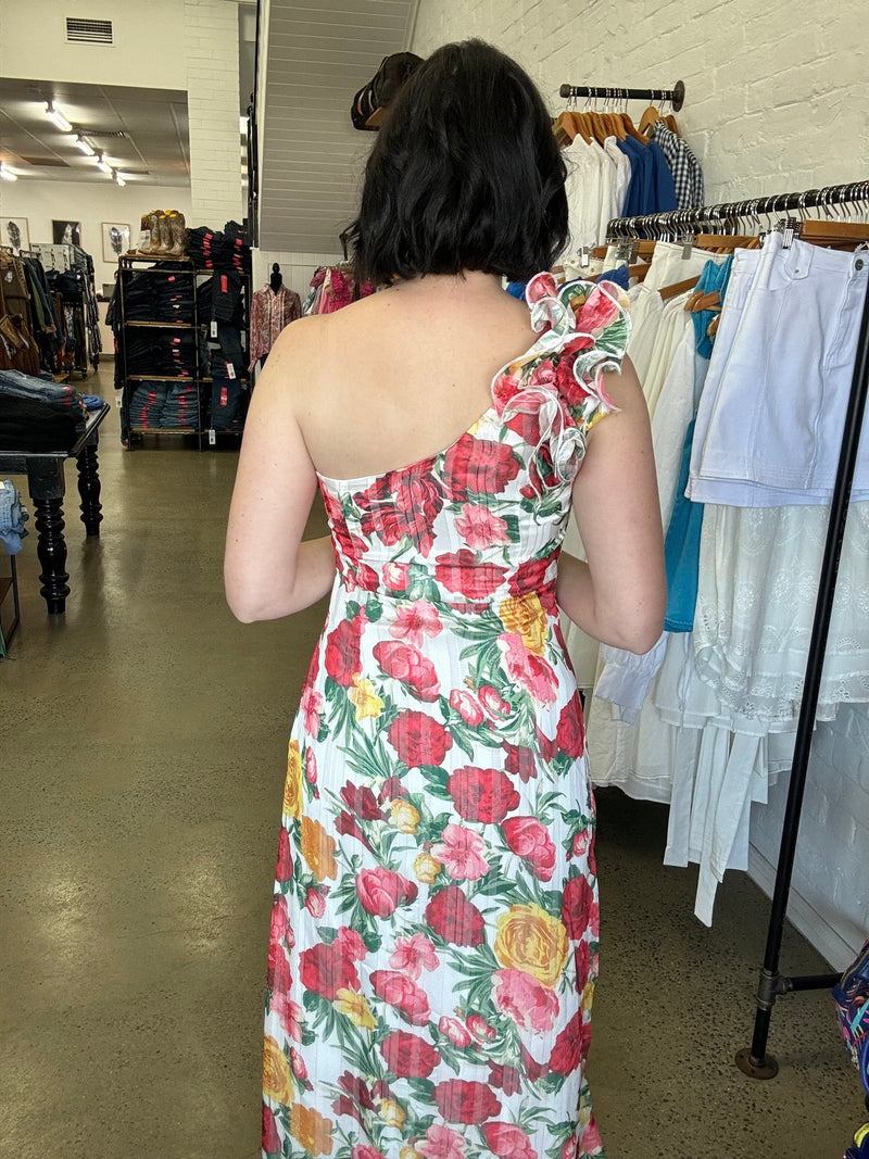 Maria Dress - Mutli Colour Rose