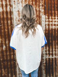 Mermaid Aperol Club Oversized Tee - White