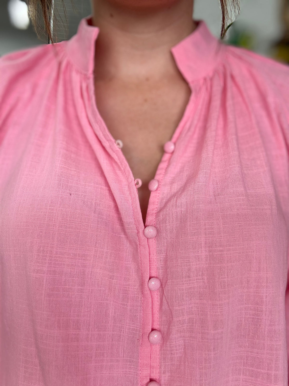 Ledger Top - Pink