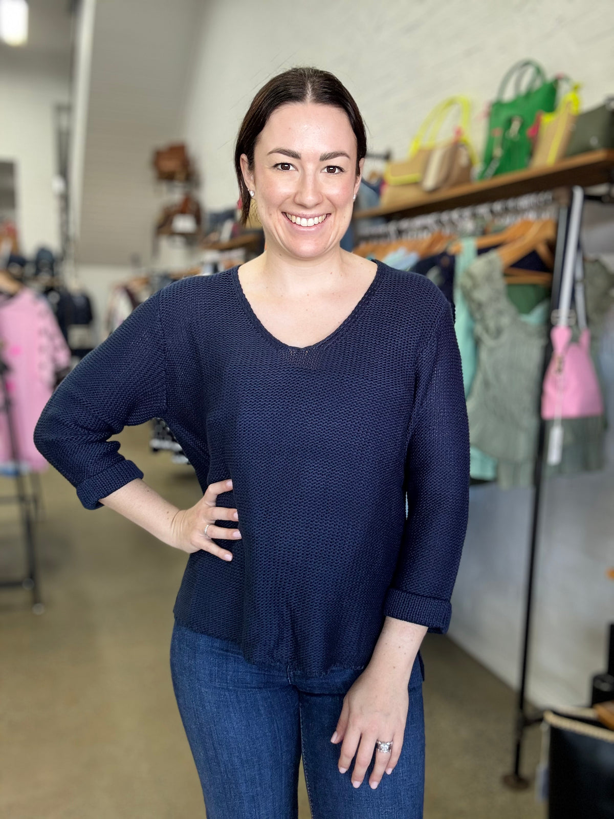 Sweetheart Knit - Navy