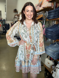 Bloom Mini Dress - Vintage Floral