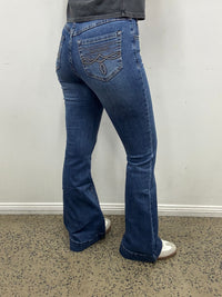 Rock & Roll Cowgirl Jeans - BW5HD07884 - Raised Denim High Rise Trouser