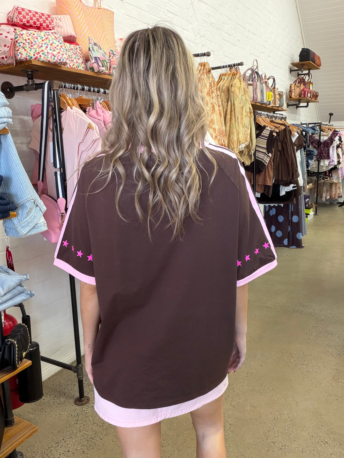 It Ain't Luck Oversized Tee - Chocolate