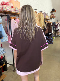 It Ain't Luck Oversized Tee - Chocolate