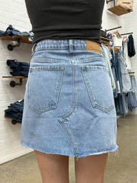 Margot Mini Skirt - Denim