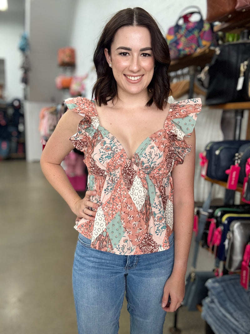 Kaylee - Patchwork Print