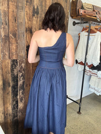 Alyesha Maxi Dress - Dark Denim