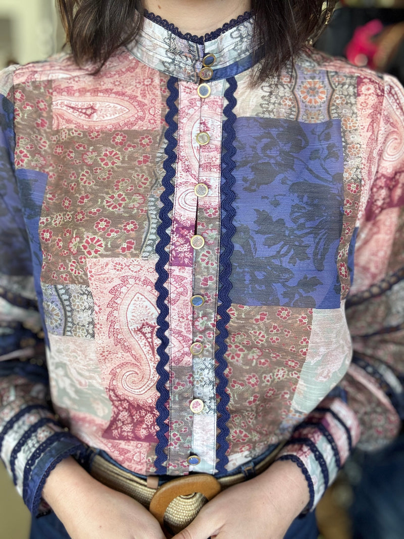Iris Top - Floral Print
