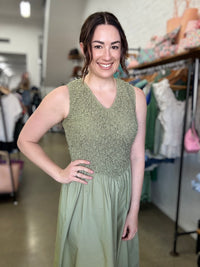 Sally Maxi Dress - Sage