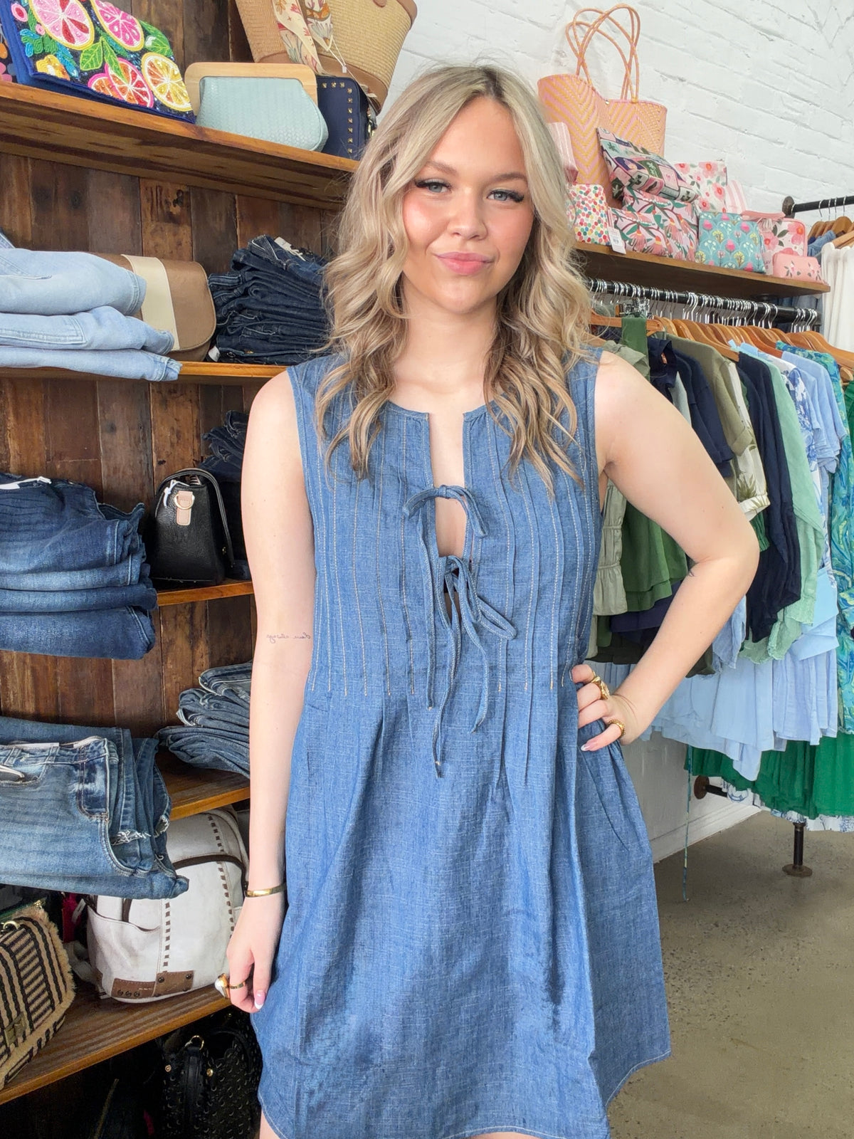 Delilah Dress - Blue