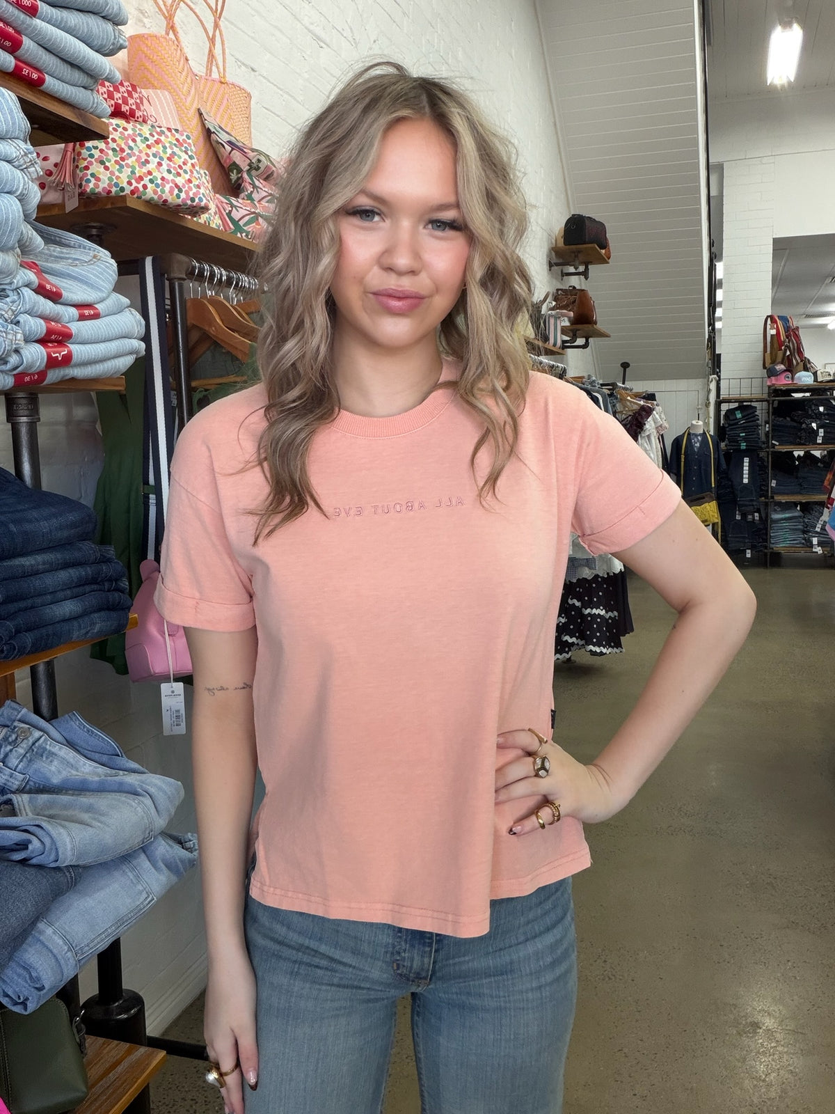 AAE Washed Tee - Cherry Blossom