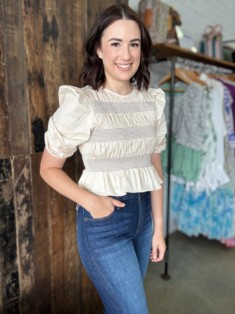 Iris Top - Ivory