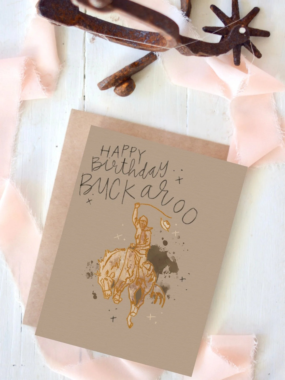 Birthday Card - Buckaroo Cowboy