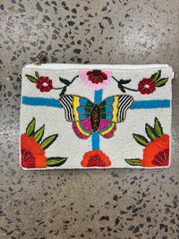 Beaded Clutch - Butterfly