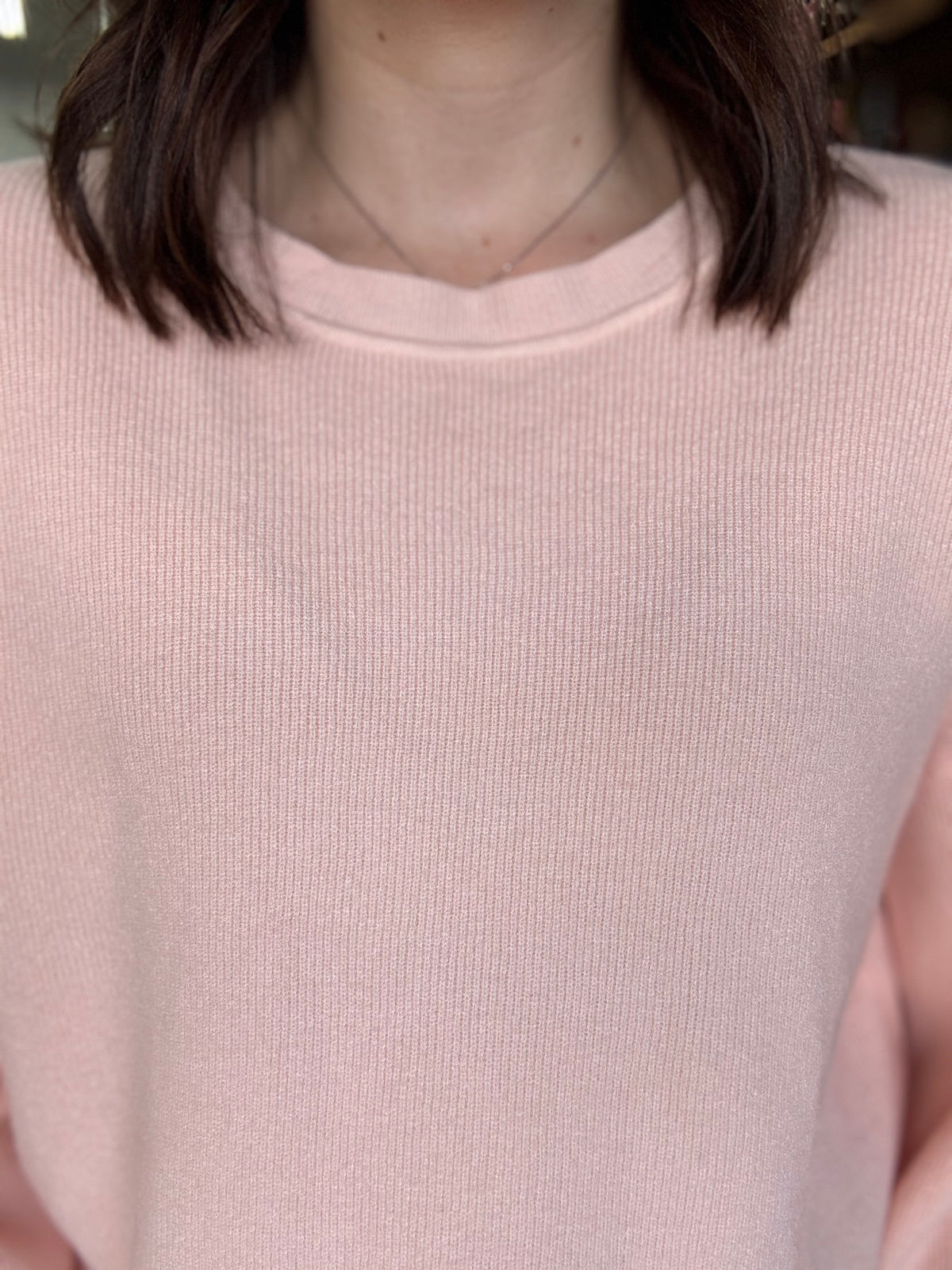 Bria Knit - Blush Pink