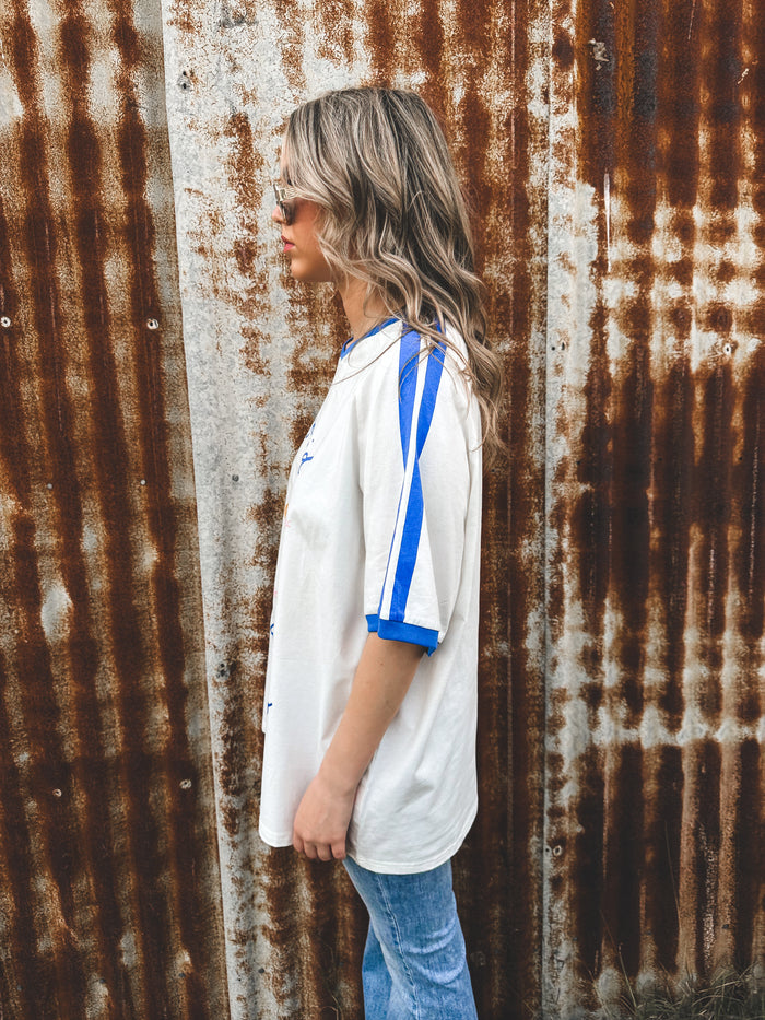 Mermaid Aperol Club Oversized Tee - White