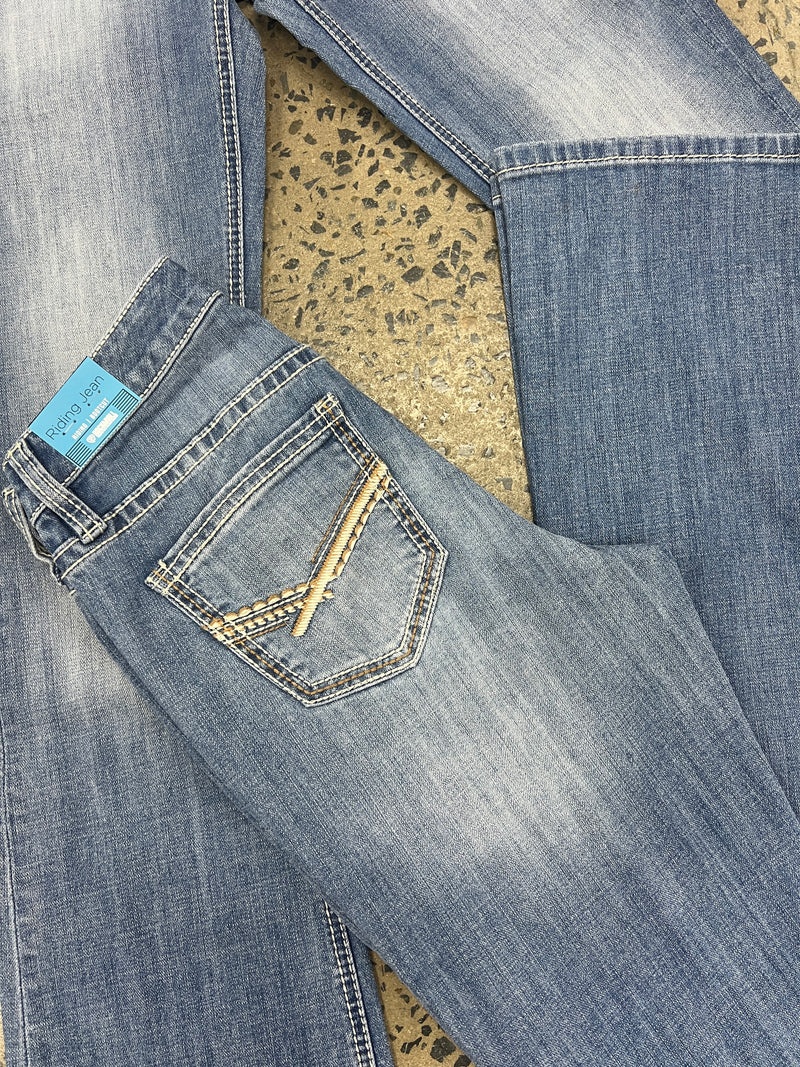 Rock & Roll Cowgirl Jeans - BW4RD04047 - Mid Rise Riding Fit