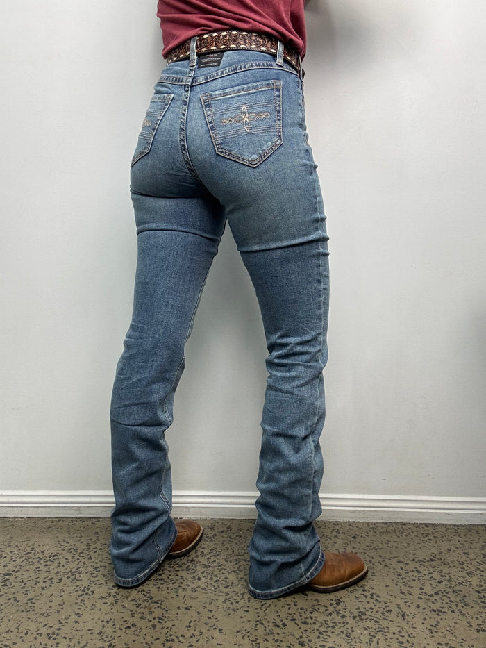 Rock & Roll Cowgirl Jeans - BW1HD09747 - Layered Boot Stitch High Rise Bootcut