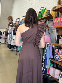 Cecilia Maxi Dress - Chocolate