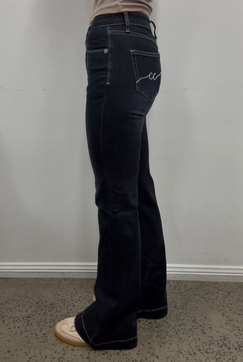 CC Western Jeans - Carissa Classic Dark Wash Trouser