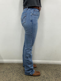 Rock & Roll Cowgirl Jeans - BW4HD07895 - Signature Detail High Rise Bootcut