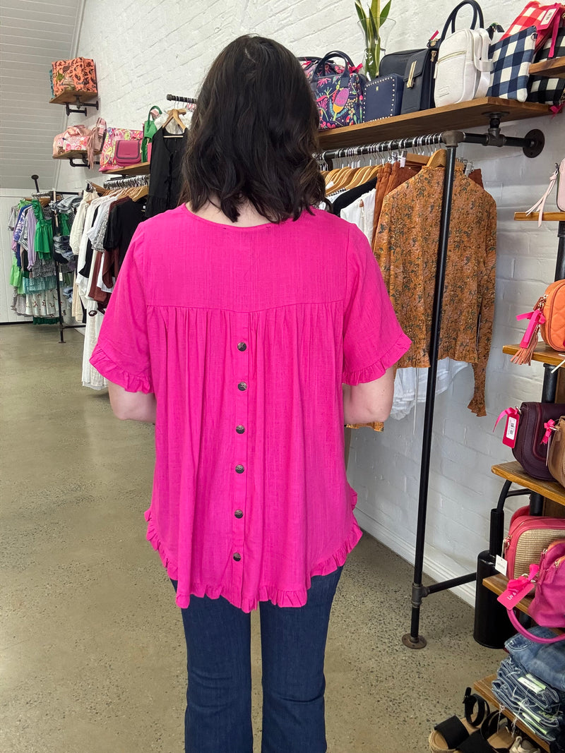 Stevie Top - Hot Pink