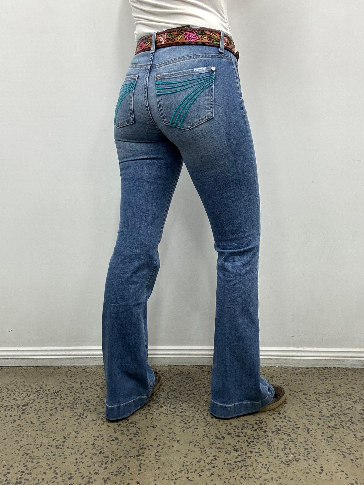 7 For All Mankind - Dojo Aquamarine