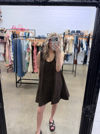 Dylan Mini Dress - Chocolate
