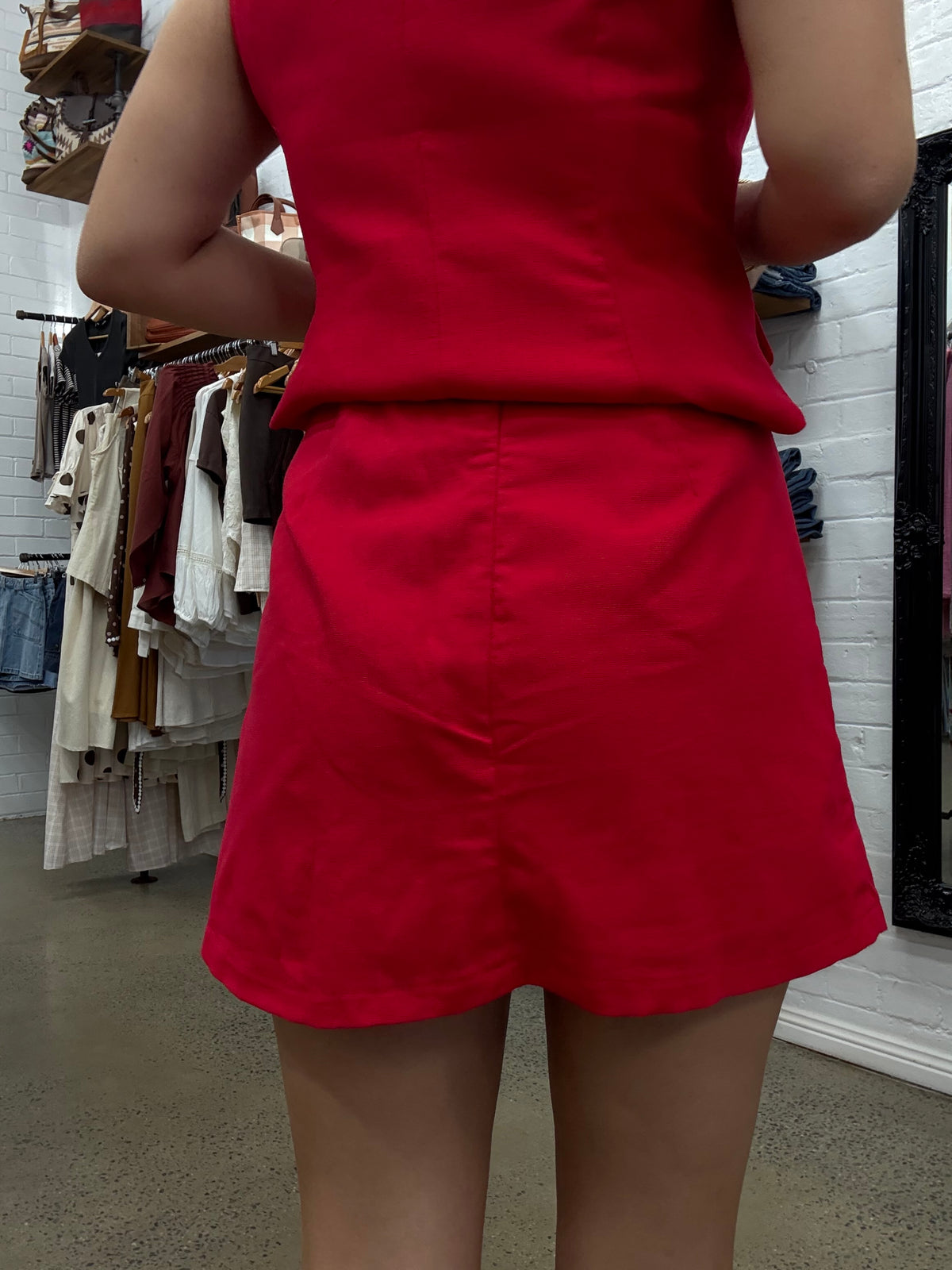Mavis Skort - Red