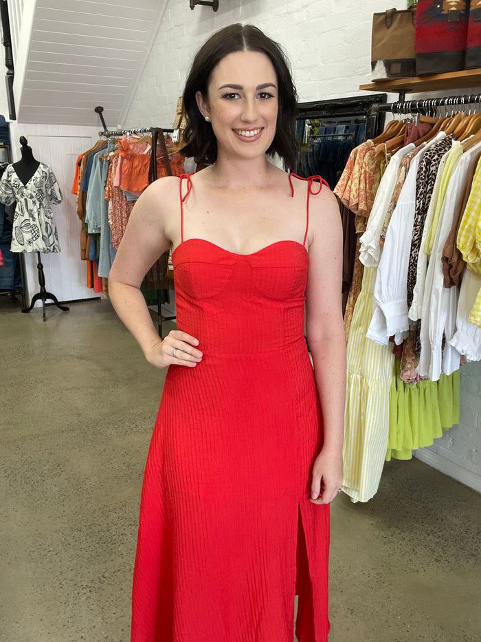 Perla Dress - Red