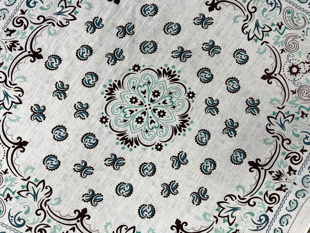 Western Bandana - Blue