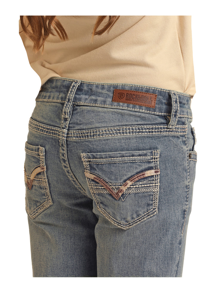 Girl's Rock & Roll Cowgirl Jeans - BG4MD03696