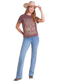 Rock & Roll Women's Printed Tee (BW21T09723)
