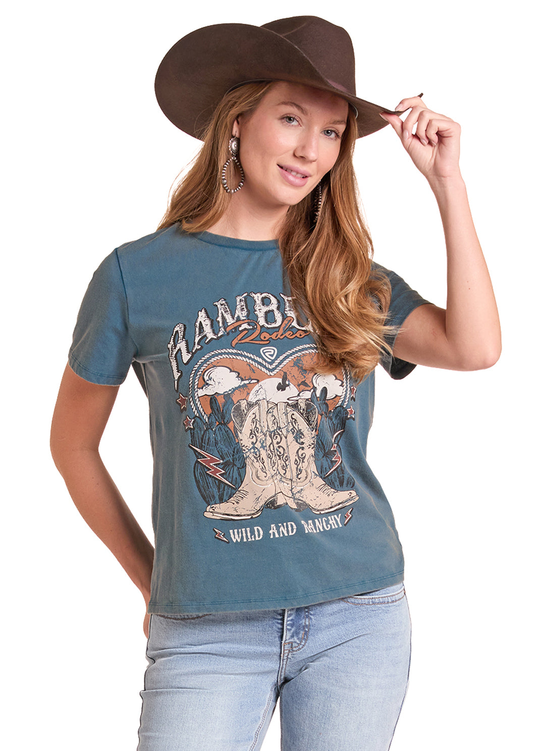 Rock & Roll Women's Printed Tee (BW21T09728)