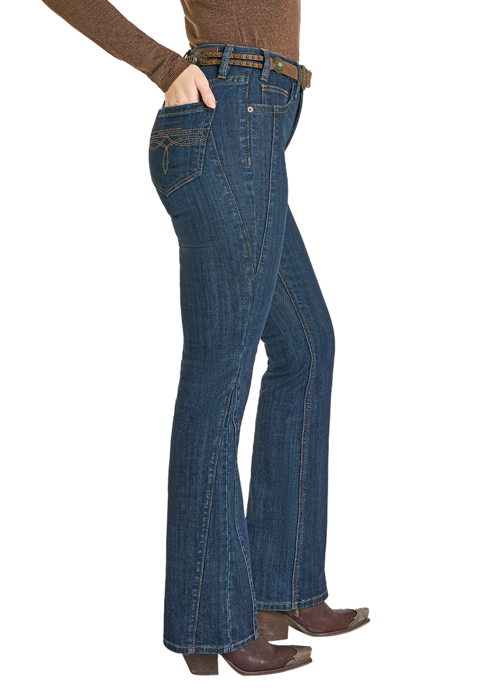 Rock & Roll Cowgirl Jeans - BW4HD07892 - Side Panel High Rise Bootcut