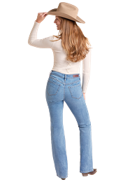 Rock & Roll Cowgirl Jeans - BW4HD09752 - Two Button High Rise Bootcut