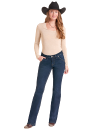 Rock & Roll Cowgirl Jeans - BW4MD09743 - Welt Pocket Mid Rise Bootcut