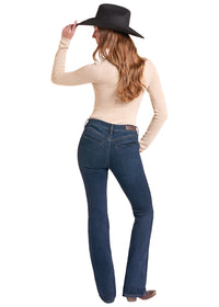 Rock & Roll Cowgirl Jeans - BW4MD09743 - Welt Pocket Mid Rise Bootcut