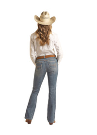 Rock & Roll Cowgirl Jeans - BW4RD03573 - Mid Rise Riding Fit