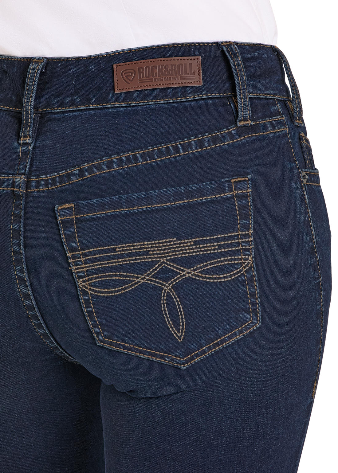 Rock & Roll Cowgirl Jeans - BW4RD07903 - Mid Rise Riding Fit