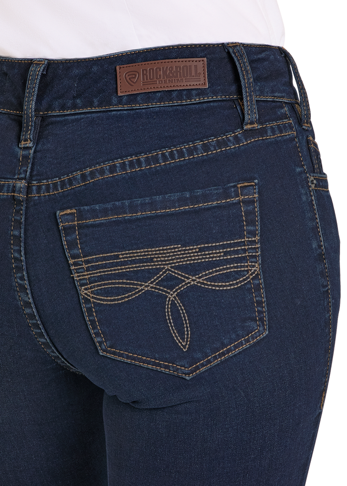 Rock & Roll Cowgirl Jeans - BW4RD07903 - Mid Rise Riding Fit