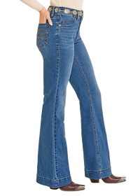 Rock & Roll Cowgirl Jeans - BW5HD07884 - Raised Denim High Rise Trouser