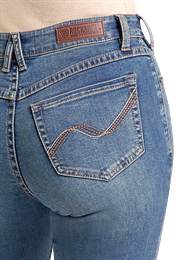 Rock & Roll Cowgirl Jeans - BW5HD09759 - Wave embroidery High Rise Trouser