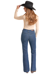 Rock & Roll Cowgirl Jeans - BW5HD09761 - Welt Pocket High Rise Trouser