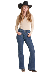 Rock & Roll Cowgirl Jeans - BW5HD09761 - Welt Pocket High Rise Trouser