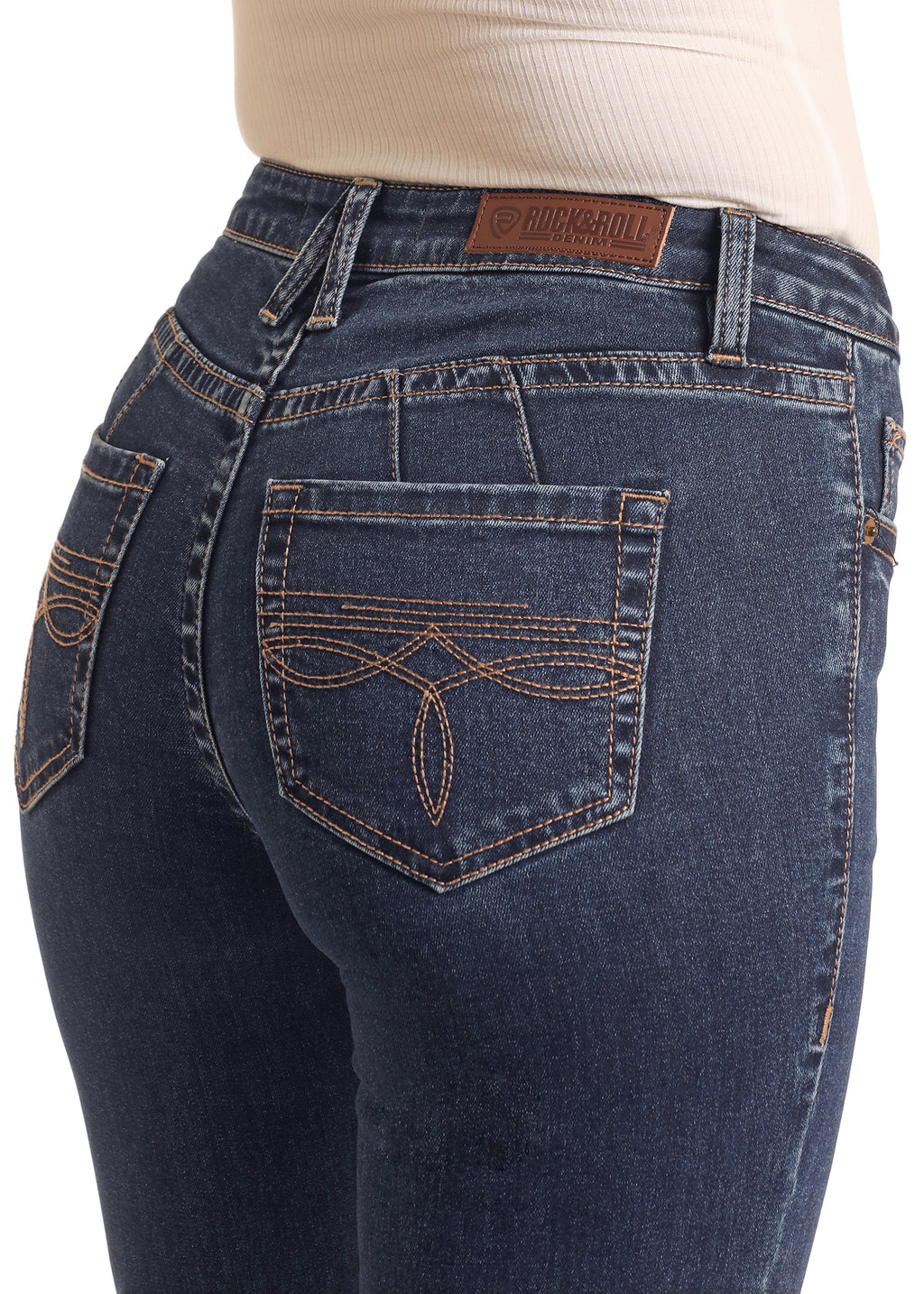 Rock & Roll Cowgirl Jeans - BW5MD06044 - Mid Rise Trouser – Katie B