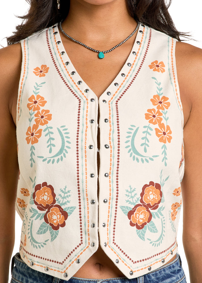 Indiana Vest - Floral Print