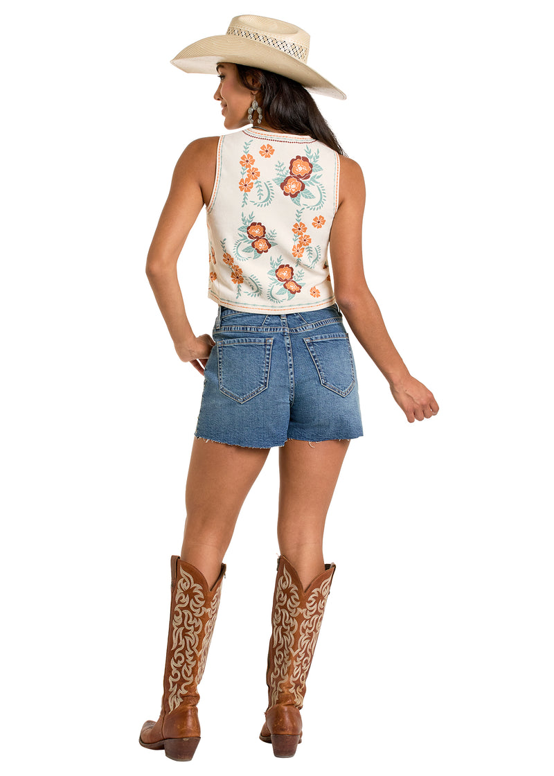 Indiana Vest - Floral Print