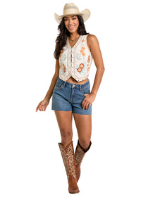 Indiana Vest - Floral Print